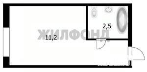 1-к квартира, вторичка, 14м2, 2/3 этаж