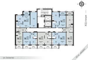 2-к квартира, вторичка, 58м2, 3/17 этаж