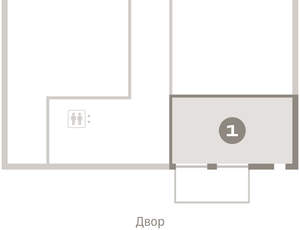 1-к квартира, вторичка, 67м2, 1/23 этаж