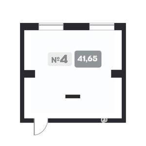 1-к квартира, вторичка, 42м2, 4/22 этаж