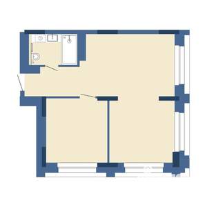 2-к квартира, вторичка, 57м2, 9/30 этаж