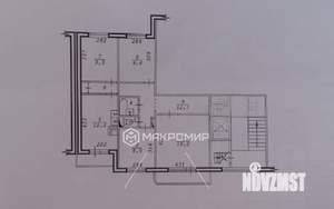 4-к квартира, вторичка, 78м2, 10/10 этаж