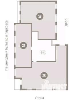2-к квартира, вторичка, 68м2, 9/9 этаж
