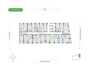 2-к квартира, вторичка, 60м2, 12/14 этаж
