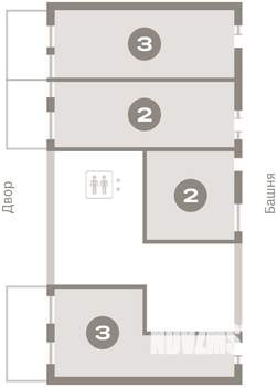 2-к квартира, сданный дом, 160м2, 2/9 этаж