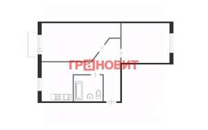 2-к квартира, вторичка, 44м2, 5/5 этаж