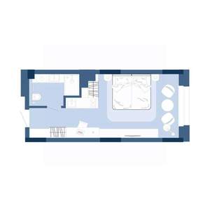 1-к квартира, вторичка, 28м2, 28/30 этаж