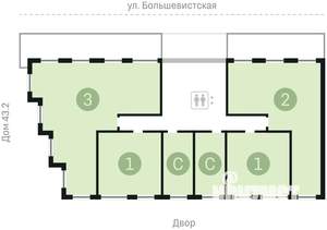 3-к квартира, вторичка, 144м2, 3/17 этаж