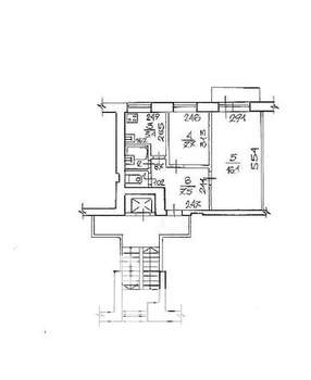 2-к квартира, вторичка, 40м2, 6/9 этаж