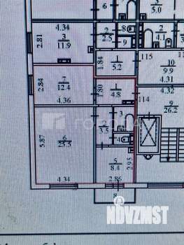2-к квартира, вторичка, 58м2, 3/10 этаж