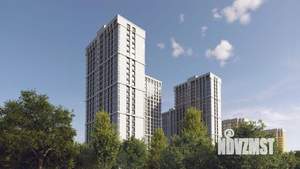 3-к квартира, строящийся дом, 69м2, 18/25 этаж