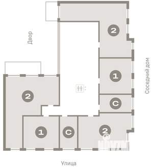 2-к квартира, вторичка, 97м2, 2/9 этаж