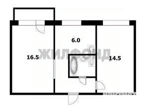 2-к квартира, вторичка, 44м2, 3/5 этаж