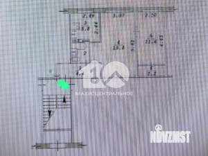 2-к квартира, вторичка, 46м2, 1/5 этаж