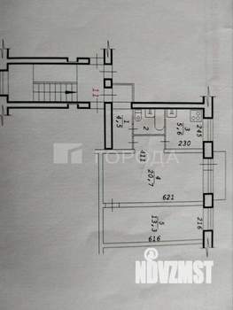2-к квартира, вторичка, 47м2, 3/3 этаж