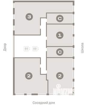 3-к квартира, вторичка, 108м2, 3/14 этаж