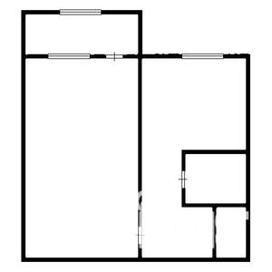 1-к квартира, вторичка, 40м2, 6/9 этаж
