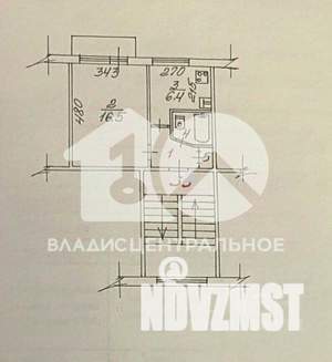 1-к квартира, вторичка, 30м2, 5/5 этаж