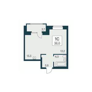 Студия квартира, вторичка, 38м2, 10/11 этаж