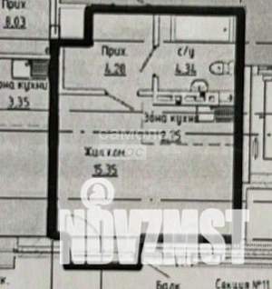 Студия квартира, вторичка, 27м2, 7/30 этаж