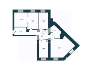 3-к квартира, вторичка, 113м2, 2/6 этаж