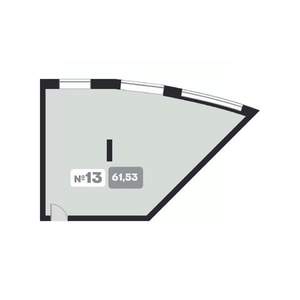 1-к квартира, вторичка, 62м2, 7/22 этаж