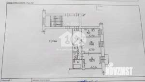 2-к квартира, вторичка, 57м2, 3/5 этаж