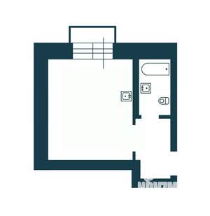 Студия квартира, вторичка, 20м2, 3/4 этаж