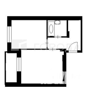 1-к квартира, вторичка, 45м2, 4/18 этаж