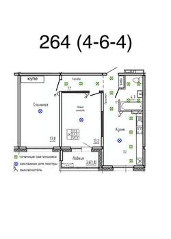 2-к квартира, вторичка, 59м2, 6/17 этаж