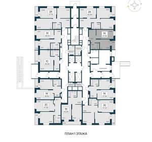 1-к квартира, вторичка, 38м2, 1/17 этаж