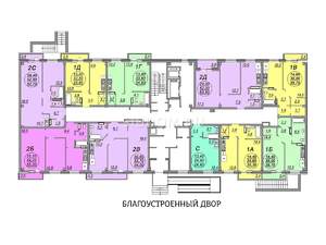 2-к квартира, сданный дом, 52м2, 7/13 этаж