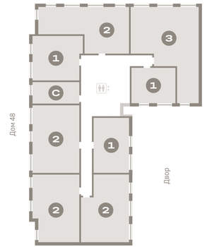 3-к квартира, вторичка, 95м2, 5/15 этаж