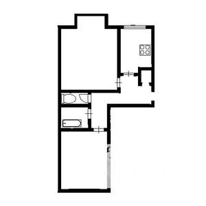 2-к квартира, вторичка, 44м2, 3/5 этаж