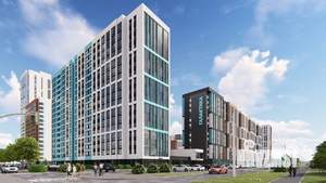 2-к квартира, строящийся дом, 57м2, 5/25 этаж