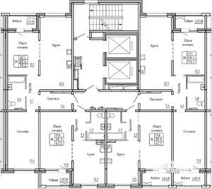 2-к квартира, вторичка, 73м2, 2/14 этаж