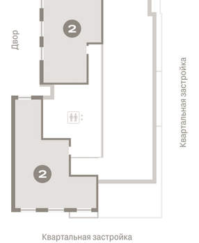 2-к квартира, вторичка, 67м2, 7/15 этаж