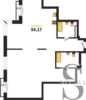 3-к квартира, вторичка, 94м2, 19/24 этаж