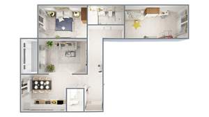 3-к квартира, вторичка, 81м2, 6/17 этаж