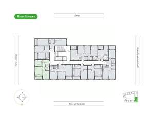 2-к квартира, вторичка, 51м2, 5/11 этаж