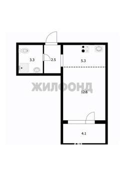 Студия квартира, вторичка, 26м2, 8/17 этаж