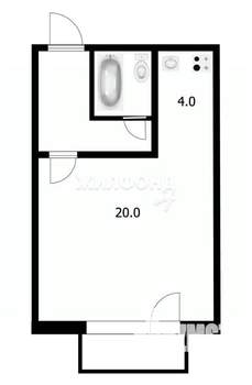 1-к квартира, вторичка, 29м2, 6/9 этаж