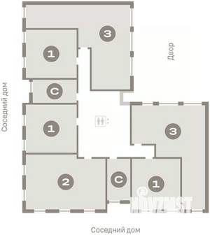 3-к квартира, вторичка, 92м2, 4/23 этаж