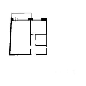 1-к квартира, вторичка, 30м2, 5/10 этаж