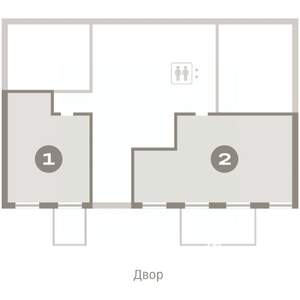 1-к квартира, вторичка, 60м2, 1/8 этаж