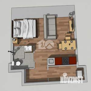 Студия квартира, вторичка, 29м2, 2/5 этаж