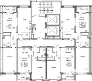 2-к квартира, вторичка, 42м2, 4/14 этаж