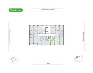 3-к квартира, вторичка, 56м2, 6/9 этаж