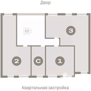 3-к квартира, вторичка, 85м2, 3/7 этаж