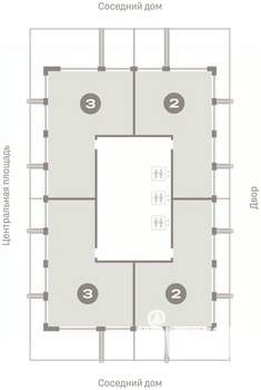 3-к квартира, вторичка, 151м2, 22/23 этаж